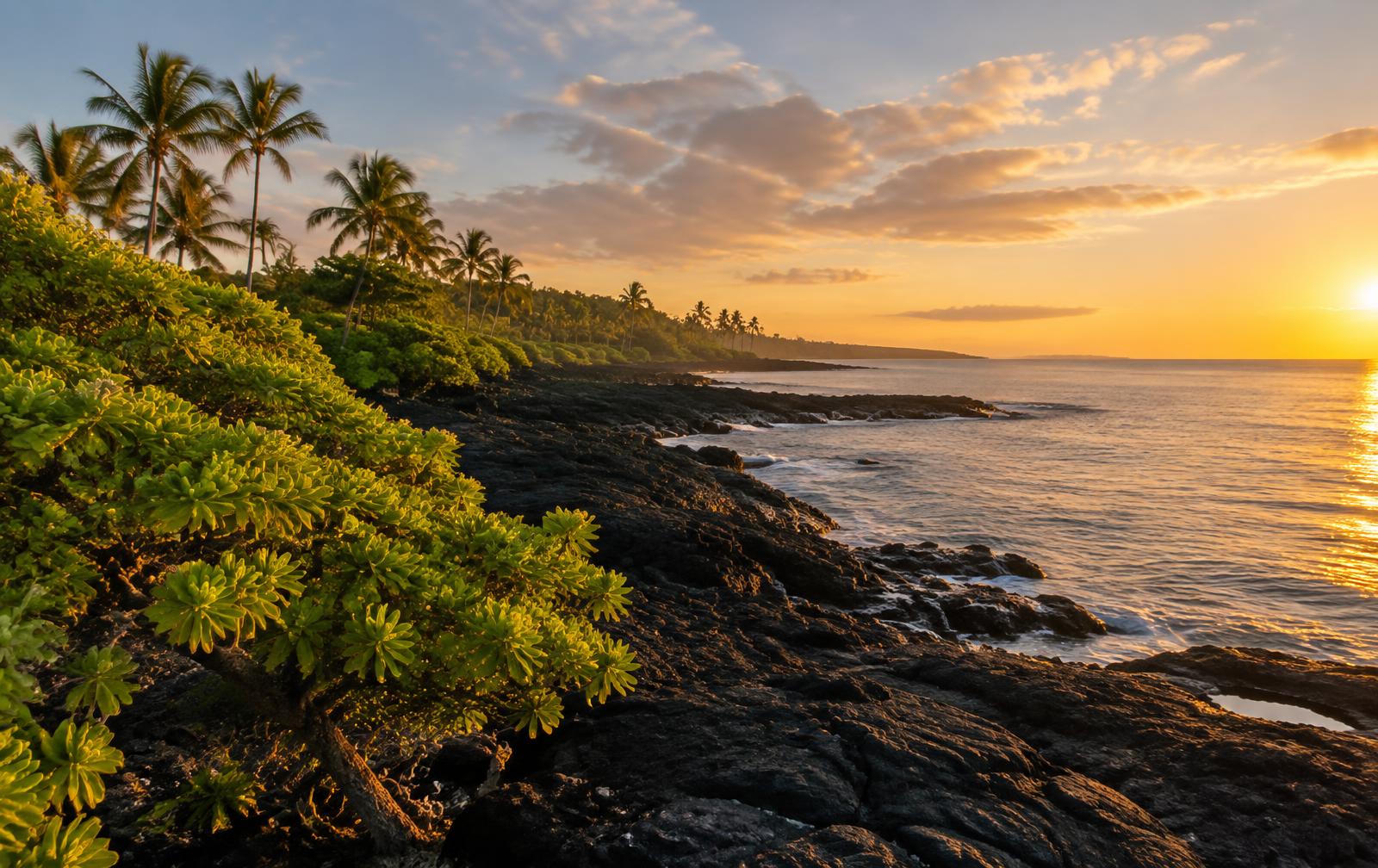 Puna coastline near Pahoa on Hawaii Island